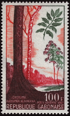 Briefmarke: Okumé, Gabun, 1967