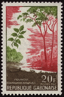 Briefmarke: Sorcerer's Tree, Gabun 1967