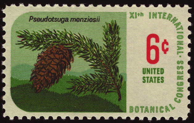 Briefmarke: Douglasie, USA, 1969